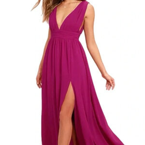Lulus Heavenly Hues Magenta Small Tailored for 5'2''